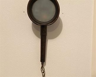 2 Antique brass lamps