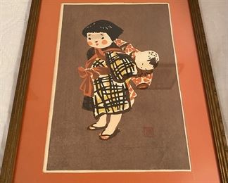 Japanese block print 