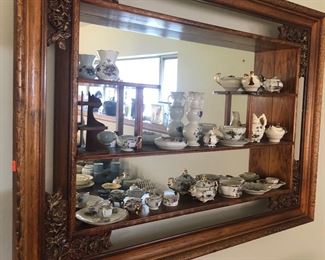 Antique display case / shadow box 
