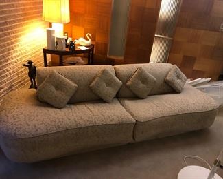 Mid-century two piece couch