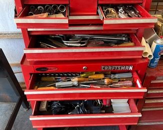 Craftsman Tool Storage Chest - 14 drawers - full of tools - ALL sold together