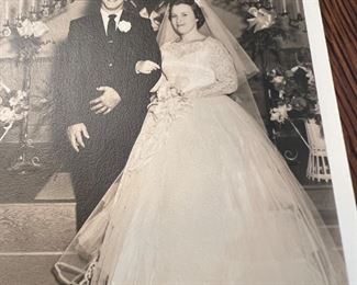 Gorgeous Vintage Wedding Dress and Veil (1958