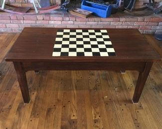 Checkerboard Top Game Table