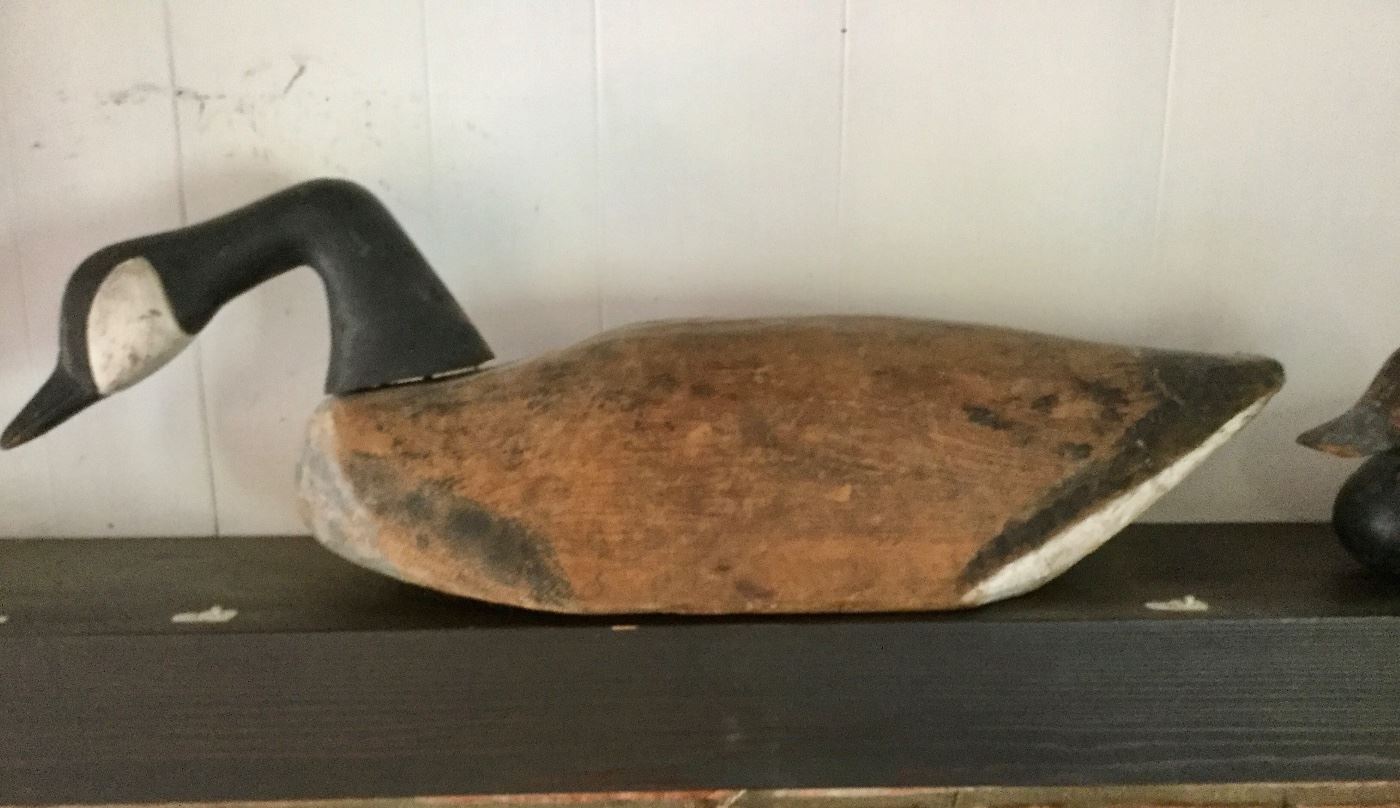 Vintage Carved Goose Decoy