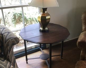 Antique Drop End Table