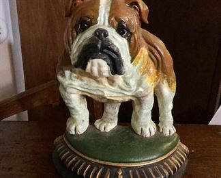 Cast Iron Bulldog Door Stop