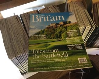 Lots of Discover Britain Magazines