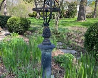 Vintage  Patina Sundial