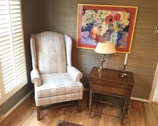 Wing Back Chair   