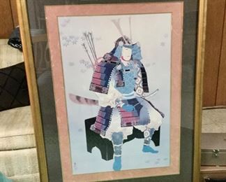 Japanese Samuria Framed Art