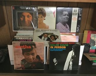 Vintage Albums Aretha Franklin and more.