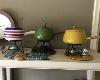 Vintage Fondue Pots 