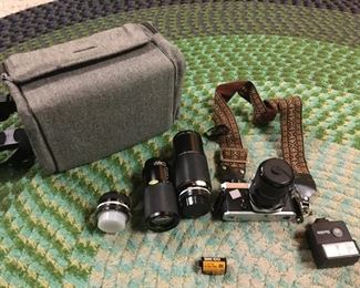 Nikon Camera w/additional Lens