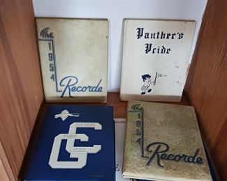 Vintage 1950s yearbooks