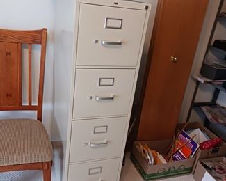 Four drawer filing cabinet $5