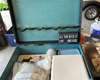 Vintage dog grooming kit