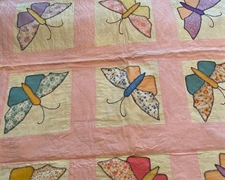 Baby Butterfly Reversable Quilt 