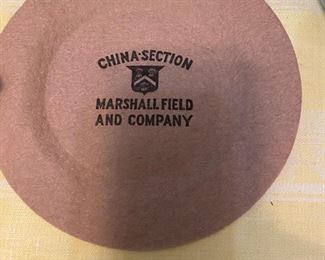 All the China was Purchased at Marshall Fields