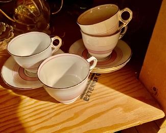 Vintage Cups Saucers