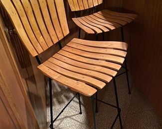 Mid Century Arthur Umanoff  Style Bar Chairs (6)