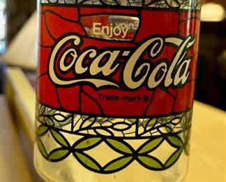Coke glass.  Other vintage Coke bottles.