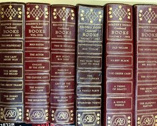 Vintage Reader's Digest books.
