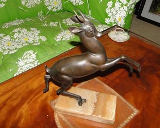 Peter Bazzonti and Sons Bronze Deer (antelope) $250
