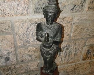 Thai Statue Temple Bronze $250
