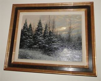 Winter Scene by Marcel Favreau $350
