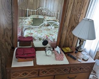 Vintage Dresser and Mirror