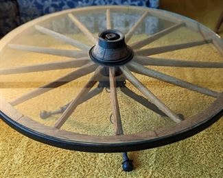 Wagon Wheel Table