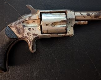 Antique Gamblers Pocket Revolver Blue Whistler