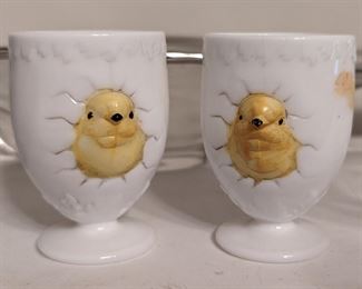Vintage Westmoreland Baby Chick Egg Cup