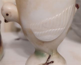 Vintage Westmoreland Milk Glass Figural Chick Egg Cup