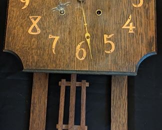 Antique Mission Style Clock