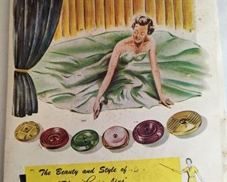 1959 Lansing  Company Button Sampler