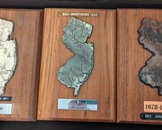 New Jersey Womens Bowling Plaques