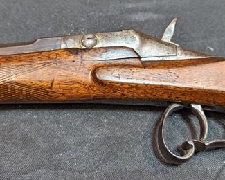 Antique Rifle With Octagon Barrel