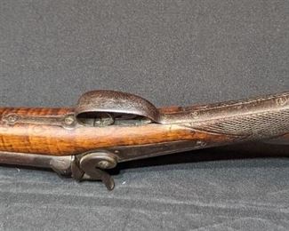 Antique Muzzle Loading Double Barrel Shotgun