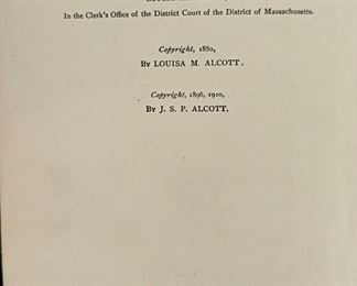 Antique Louisa May Alcott Books