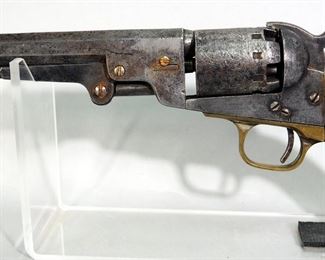 Manhattan Firearms Co 1851 Navy .36 Ball Cartridge 5-Shot Black Powder Revolver SN# 64691, Mfg Prior To 1867