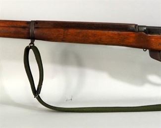 Savage / Lee Enfield No 4 Mk 1 .303 British Bolt Action Rifle SN# 52C9872, Marked "US Property", Bayonet/Frog, 2 Total Mags, Canvas Receiver Cover, Sl