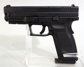 Springfield Armory XD-45 .45 ACP Pistol SN# US592790, 2 Total Mags, Holster, Mag Holder, Speed Loader, Paperwork, In Hard Case