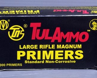 TulAmmo Large Rifle Magnum Primers, Approx Qty 1000, Local Pickup Only