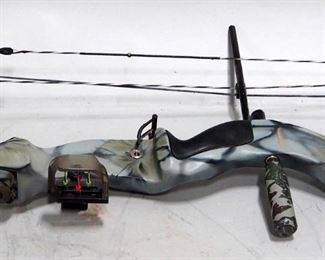 Jennings Uniforce XLR Compound Bow SN# 1178951, 29" Draw Length, 70# Draw Weight, And Bow Accessories Including Arrows And Quiver In Hard Case