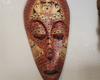 Vintage Tribal Hand Carved Crafted Mask