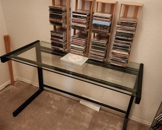 Metal and Glass Desk