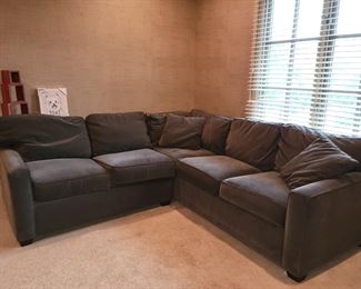 Grey sectional sofa