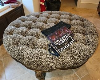 Marge Carson oversized ottoman