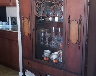 Antique display hutch